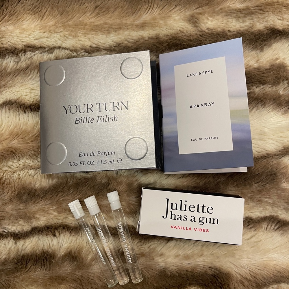 Ariana Grande Billie Eilish Lake & Skye Juliette has a Gun Perfume Fragrance Lot